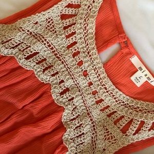 Women’s Coral Summer Dress from Francesca’s